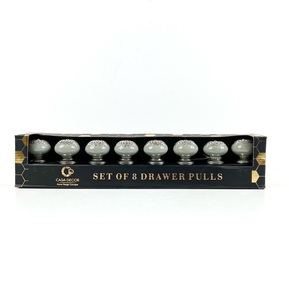 NEW Casa Decor Set of 8 Drawer Pulls
